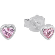 Prinzessin Lillifee Stud Earrings 925 Sterling Silver Girls Детские Серьги с Синтетическим Цирконием Поставляется в Подарочной Коробке Ювелирных Изделий