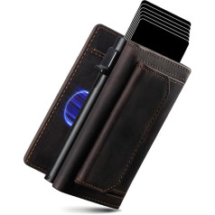 Мужской кошелек DODENSHA MagSnap I Тонкий кошелек с отделением для монет XL для 10+ монет I Кошелек с держателем кредитных карт для 10+ карт I Кошелек с м