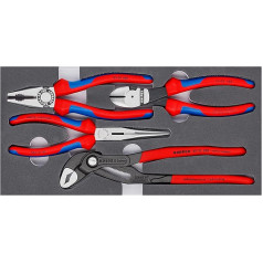 Набор плоскогубцев KNIPEX Basic, поролоновая вставка, 00 20 01 V15
