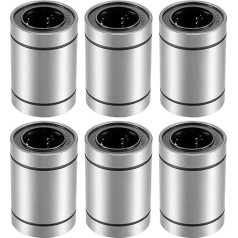 QUARKZMAN 6pcs LM25UU линейные шарикоподшипники 25 мм отверстие 40 мм OD 59 мм длина линейный подшипник для ЧПУ 3D принтер