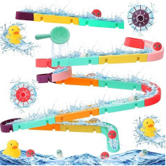 Упаковка из 44 игрушек для ванны, JEFFOUOO Игрушка для ванны, мраморный бег в ванне, водная игрушка для детской ванны, детская игрушка для ванны, 