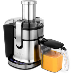 ProfiCook PC-AE 1156 800 W Black, Stainless Steel Lemon Squeezer - черный, нержавеющая сталь, шаг, 18000 об/мин, 2 л, 1 л, 7,5 см)