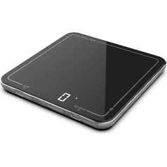Кухонные весы Salter 1193 BKDRUP Pro Bluetooth, подключение к приложению Salter Cook App, ультратонкая стеклянная платформа, функция тарирования, большой диспл