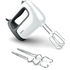 Ручной миксер Tefal HT4601 Prep'Mix, пластик, сталь, 500 Вт, белый/графит