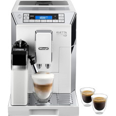 De'Longhi ECAM45.760.W ECAM 45.760.W, металл, нержавеющая сталь, Argento, Bianco