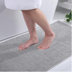 Коврик для ванной комнаты Homaxy Chenille, нескользящий коврик для ванной, моющийся коврик для ванной, мягкий коврик для ванной, впитывающий коври