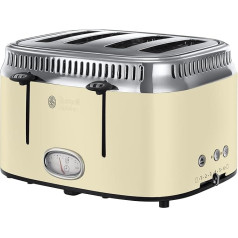 Тостер RUSSELL HOBBS Retro 21692 с 4 дисками крем