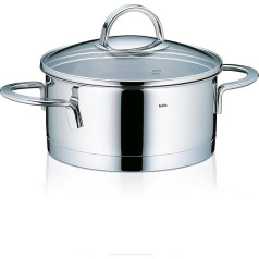 kela Кастрюля для соуса Cailin 16 см из нержавеющей стали, серебристый блеск, 16 x 16 x 8 см
