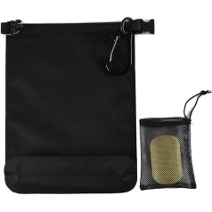 Сумка для мыла Водонепроницаемая герметичная сумка для мыла Quick Dry Soap Travel Bag Soap Holder Soap Container with Soap Foam Bag and Carabiner for Travel, Camping, Outdoor, black