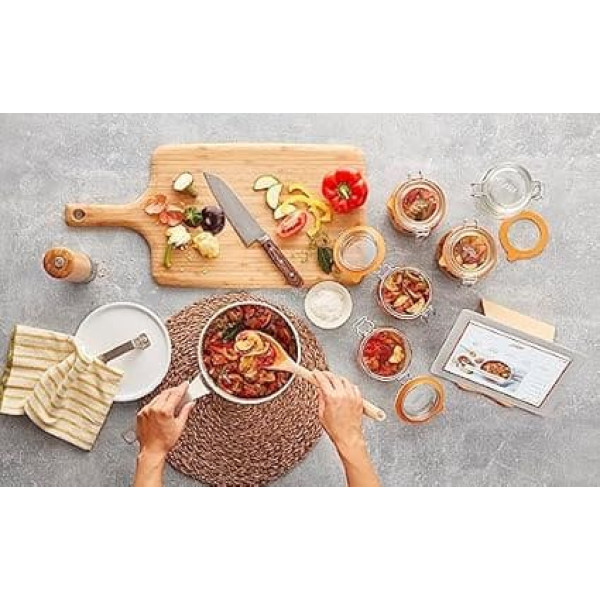 Super Deluxe Французская стеклянная банка для консервирования 500 г (17 унций)