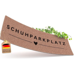ElbFuchs® Schuhparkplatz Doormat 75 x 30 см Бежевый Идеальный коврик для сушки обуви и коврик для обуви Моющийся дверной коврик и скребок для обуви для испол
