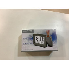LA CROSSE TECHNOLOGY - WT522 Радиоуправляемые часы-будильник с проекцией - серебристый