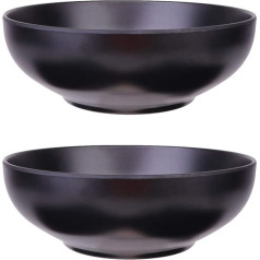 Hemoton Набор из 2 японских мисок для лапши Ramen Melamine для лапши Ramen Pho плоские 19 см