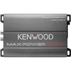 Kenwood KAC-M1814 4-канальный компактный мостовой цифровой усилитель 400 Вт максимальной мощности