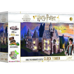 Trefl Brick Trick Build with Bricks - Harry Potter, Hogwarts, Magic, Eco Bricks, DIY, более 400 строительных блоков, многоразовый, творческий набор для детей от 8 лет, 61563, Часовая б