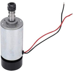 Шпиндель ЧПУ, 12-48VDC гравировальный станок шпиндель 300W шлифованные высокой скорости воздушного охлаждения шпинделя, для гравировки печатны