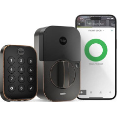 Yale Assure Lock 2 с Wi-Fi, кнопочный смарт-замок в бронзовом цвете