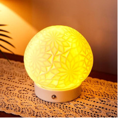 JHY DESIGN сферическая декоративная керамическая настольная лампа высотой 16 см перезаряжаемый фонарь диммируемая настольная лампа с сенсорны