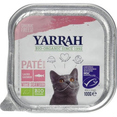 Yarrah Organic Крестный отец Лосось с морскими водорослями 100 г