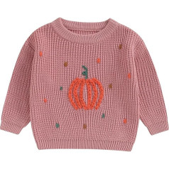 MAYUMMPY Малыш Ребенок Мальчики Девочки Хэллоуин Джемпер Тыква Теплый Пуловер Толстовка Трикотаж Осень Зима Одежда