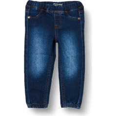 MINYMO Baby Boys' Power Stretch Loose Fit Jeans, темный джинсовый синий