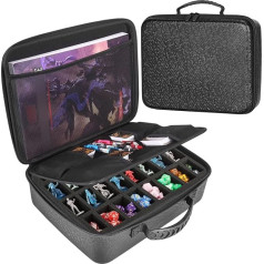 Дорожная сумка Mumlicha RPG, совместимая с миниатюрами Dungeons and Dragons, хранение миниатюр ДНД, футляр для кубиков ДНД, дорожная сумка для хранения ми