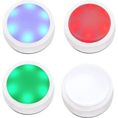 Беспроводная викторина Retekess TM101, зуммер со звуком и световыми кнопками, зуммер для игровых шоу, для командных игр, игр и развлечений для шко