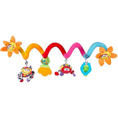 Спираль для коляски Playgro Twirly Whirly Bugs, от 0 месяцев, разноцветный, 40194