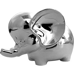 SILBERKANNE Копилка для денег Слон из серебра премиум-класса Элегантное серебряное покрытие высочайшего качества