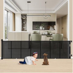 Очень широкие выдвижные ворота безопасности, 0-300 см, лестничные ворота безопасности, ворота для собак и детские лестничные ворота безопасн