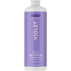 Minetan Body.skin Violet Professional Spray Tan, насыщенный теплый темно-коричневый оттенок, 1-часовой экспресс-загар, коричневый, 1000 мл