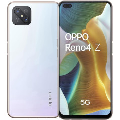 Смартфон OPPO Reno4 Z 5G, 6.5-дюймовый дисплей + частота обновления 120 Гц, 4 камеры, нерасширяемая оперативная память 8 ГБ и 128 ГБ, аккумулятор 4000 мАч, Du