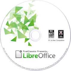 LibreOffice 2024 Kompatibel mit Microsoft Office 2021 365 Professional Plus 2019 Home and Student Family Word Excel PowerPoint & Adobe PDF Lebenslange Lizenz Software-Disc für Windows-PC und Mac