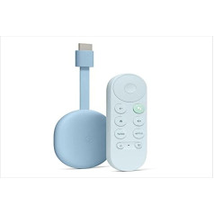 Google Chromecast TV с - Потоковая передача развлечений на телевизор с голосовым поиском - Просмотр фильмов, программ и сериалов в качестве до 4K HDR - П