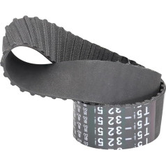 LVSELINGI Antriebsriemen T5-410/420/425/435/450/455/460/470/475/480/490 Synchronriemen aus Gummi mit geschlossener Schlaufe, Breite 10/15/20/25/30 mm Cheerfully(T5x455-91T-455 mm,10mm)