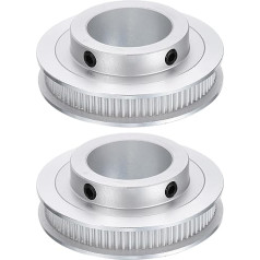 карта поиска GT-2 Pack 80 зубьев 25 мм отверстие синхронный шкив подходит с 6 мм широкий ремень алюминиевый сплав приурочить ремень шкив для 3D при