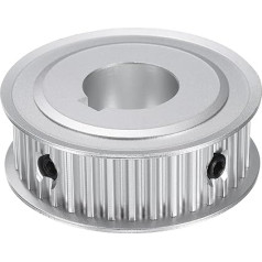 Карта поиска 5M-36T-3/4B T-iming Riemenscheibe, 1,9 см Bohrung, 36 Zähne, Aluminiumlegierung, Synchronrad mit Keilnut, Teilung 5 mm Zahn für 15 mm breiten Riemen