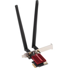 PCIE WiFi Card RTL8852CE WiFi 6E PCIe Card for Desktop PC, Bluetooth 5.3 5374 Mbps PCI E Wireless WiFi Network Adapter Card, WiFi Adapter for Windows 11/10, Extremely Low