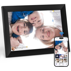 Цифровая фоторамка Ekasoco 10,1 дюйма WiFi, сенсорный экран 1280 x 800 HD IPS, память 32 Гб, автоматический поворот, настенное крепление, мгновенный обмен м
