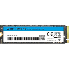 Твердотельный накопитель Lexar NM610PRO 1 ТБ, M.2 2280 PCIe Gen3x4 NVMe 1.4 внутренний, до 3300 МБ/с чтение, 2600 запись, внутренний твердотельный накопитель 3D NAND дл