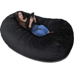 Charlie & Finn Самый большой в Европе бобовый мешок - гигантский наполнитель из пены с эффектом памяти объемом 1 500 л с моющимся мягким чехлом