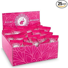 Lucky Biscuits Wisdom Pack of 25 Lucky Biscuits Sayings Wisdom Quotes Confucius Sayings for Every Day Fortune Cookies Mindfulness Lucky Biscuits Pink - в подставке