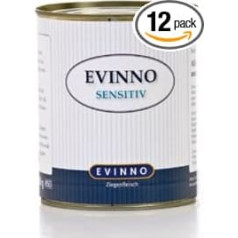 Evinno Sensitive Goat Meat 12 x 800 g Tin Single Protein Wet Food Dog Food Нежный корм для чувствительных собак или с пищевой непереносимостью