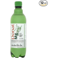 Натуральная магниевая вода - 500 мг магния в 500 мл - Donat MG - (12 шт.)