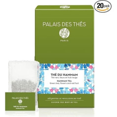 Palais des Thés - Зеленый чай HAMMAM TEA - 20 чайных пакетиков