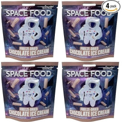 Space Food Freeze Dried (шоколадное мороженое, упаковка из 4 штук)
