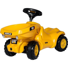 Rolly Toys rollyMinitrac Dumper CAT (für Kinder von 1,5 - 4 Jahre, inklusive Kippschüssel, Flüsterlaufreifen) 132249