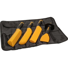 Roughneck ROU55010 Pro Lead Dressing Set, 4 Pieces, Black/Yellow
