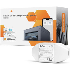 Refoss Smart Garage Door Opener, WiFi пульт дистанционного управления, совместим с Apple HomeKit, Alexa, Google Home, не требует концентратора, 2,4 ГГц