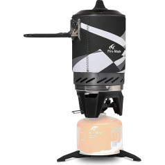 Fire-Maple® Star Outdoor Camping Stove Small for Gas Cartridings [Black] - Gas Camping Stove Mini - Cartridge Stove - Gas Burner Camping - Storm Stove - Survival Stove - Gas Stove Set